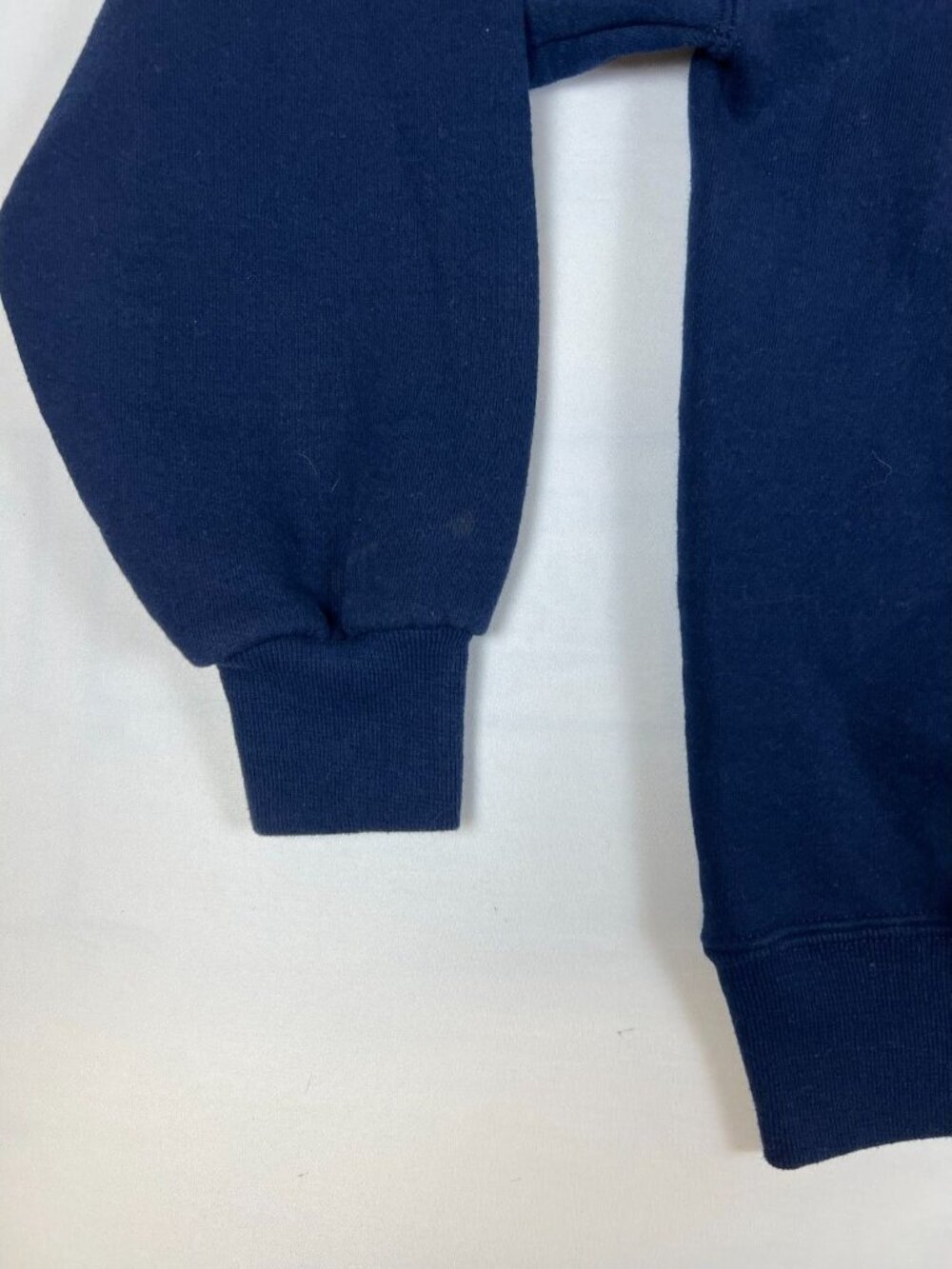 Vintage Hartwick College Mom Embroidered Crewneck Sweatshirt Navy Blue Fleece - Picture 5 of 8